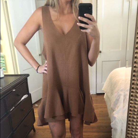Free People Peplum Swing Dress - Picture 1 of 3